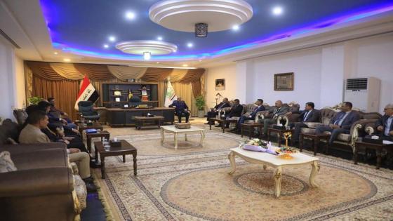 المحافظ يستقبل مدير عام التصاريح الامنية في مستشارية الامن القومي