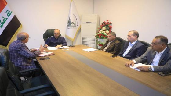 المحافظ يترأس اجتماعا مع غرفة صناعة النجف لمناقشة تطوير القطاع الصناعي في المحافظة