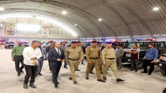 المحافظ يعلن تسليم عجلات تخصصية حديثة ومتطورة إلى قيادة شرطة النجف