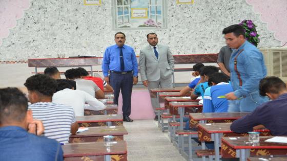 الكرعاوي :نتابع اداء امتحانات الطلبة بحرص شديد و نؤكد على توفير وسائل الراحة لهم