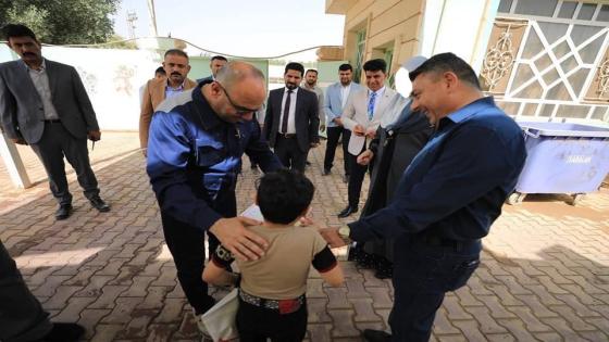 المحافظ يتفقد معهد النور للمكفوفين ويشيد بجهود الإدارة والكادر التدريسي