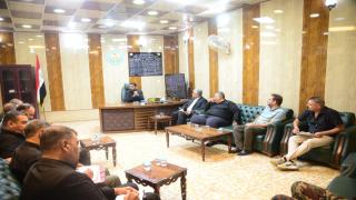 النائب الأول لمحافظ النجف الاشرف هاشم الكرعاوي يترأس اجتماع غرفة عمليات اللجنة الخدمية الخاصة بزيارة أربعينية الإمام الحسين (عليه السلام)
