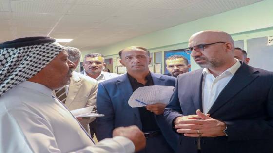 الجــزائري يــزور مديرية الزارعة في المحافظة ويصدر عدة توجيهات مهمة