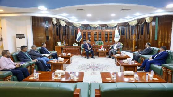 المحافظ يستقبل المنسق العام لشؤون المحافظات ويعلنان إنطلاق حملة النجف أجمل