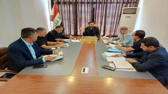 الكرعاوي يترأس اجتماع لجنة الجرد والتقديرات الخاصة بأكمال متطلبات إنشاء جسر المشخاب الجديد ضمن موازنة ٢٠٢٢ قانون الدعم الطارىء.