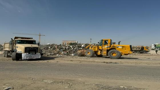 بلدية النجف تواصل حملتها الخدمية رفقة الجهد الخدمي والهندسي التابع الى مكتب رئيس الوزراء