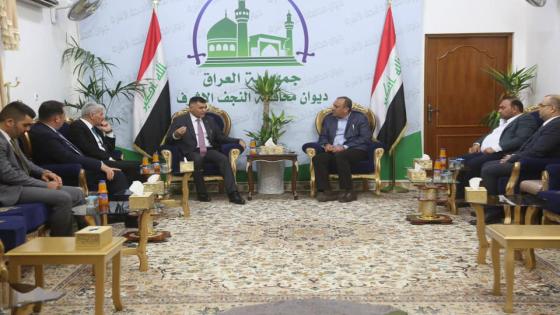 المحافظ يستقبل وزير الاتصالات لمناقشة ملف خدمات الوزارة في النجف والوزير يفتتح مشروع FTTH