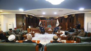 محافظ النجف الأشرف يستقبل رئيس الهيئة العليا للحج والعمرة والقيادات الإمنية