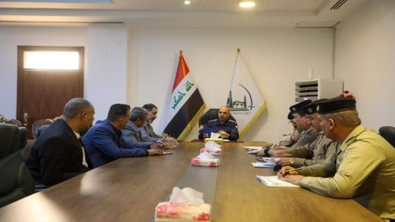 محافظ النجف الاشرف يرأس إجتماع مناقشة متعلقات قطع الأراضي المخصصة إلى قوى الأمن الداخلي