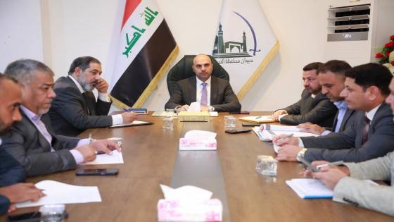 الوائلي يترأس اجتماع لجنة تخصيص الاراضي