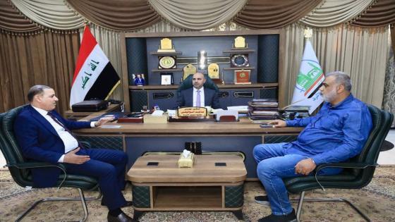 محافظ النجف يستقبل مدير مركز الطاقات المتجددة في وزارة الكهرباء