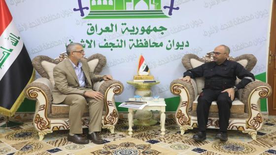 استعدادا لتفويج حجاج بيت الله الحرام ..الوائلي يستقبل مدير مكتب الهيأة العليا للحج والعمرة في النجف الاشرف