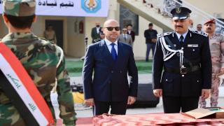 محافظ النجف الأشرف يحضر حفل تخرج الدورة التأهيلية الأولى لعناصر الشرطة من العقود