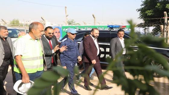 محافظ النجف الاشرف يشارك في حملة تشجير حي النداء