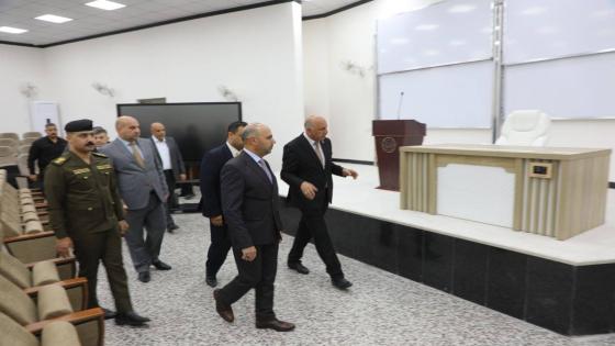 محافظ النجف الاشرف يفتتح بناية المجمع العلمي في المعهد التقني