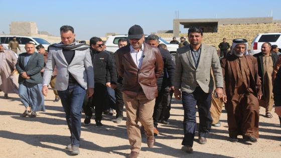 بعد العباسية والحرية والقادسية والاطلاع على مشاريع المشخاب والمناذرة والكوفة المحافظ يعلن البدء بتنفيذ مشاريع في ناحية الحيدرية