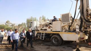 محافظ النجف الاشرف يزور الهيئة العامة للمياه الجوفية