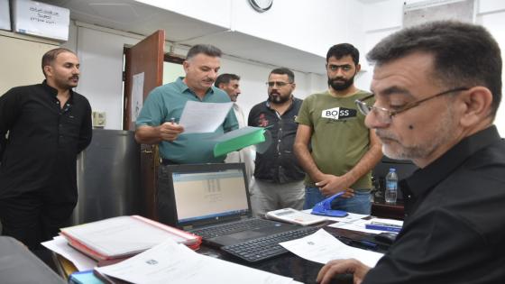 زراعة النجف تواصل ترويج معاملات الفائزين بقرعة المرشات المحورية