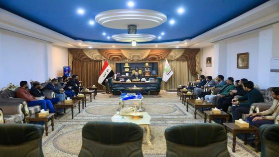 محافظ النجف الأشرف يستقبل ممثلين عن الخريجين التربويين