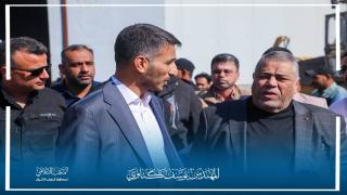 المحافظ يتفقد قسم الصيانة في بلدية النجف ويوكد على عدم التجاوز على المال العام