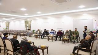 محافظ النجف الأشرف يستقبل وفد تجمع ذوي الإعاقة في العراق