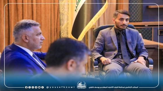 المحافظ يستقبل مدير عام الشركة العامة لتجارة الحبوب ويبحثان الاستعدادات لتسويق الحنطة