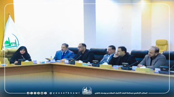 محافظ النجف الاشرف يصدر توجيهات بشأن المشاريع ويحدد آخر موعد لنصب الشاشات الكبيرة والتحول للحوكمة الإلكتروني