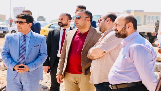 الكرعاوي ” يؤكد ان العمل مستمر في شارع حي الشرطة وعلى شفتين صباحي ومسائي .