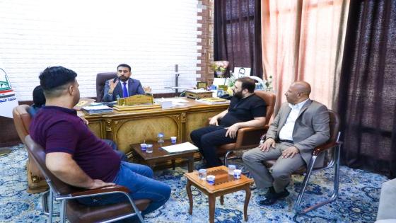 الكرعاوي يستقبل وفدا من قضاء المشخاب للوقوف على ملفات تخص القضاء والمواطنين