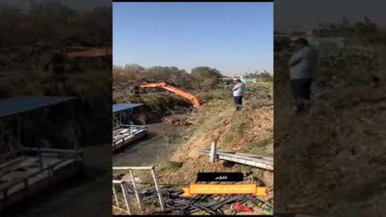 جانب من أعمال الموارد المائية في النجف الأشرف ضمن الإستعدادات للموسم الزراعي الشتوي