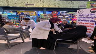 دائرة الصحة تباشر حملة للكشف عن الأمراض غير الانتقالية في الاماكن العامة بمحافظة النجف الاشرف