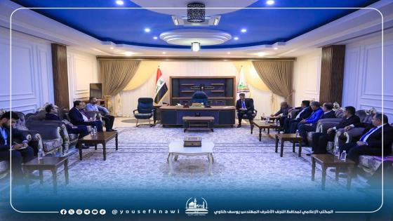 المحافظ يوجه بإقامة معرض دائم للمنتجات المحلية لدعم القطاع الصناعي في النجف الأشرف