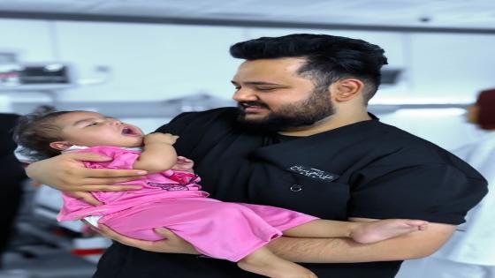 مدينة الصدر الطبية تحتفي بخروج طفلة بعد رقود دام شهرين