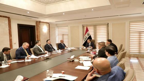 محافظ النجف يحضر إجتماع مناقشة موقع المنفذ الحدودي مع المملكة العربية السعودية