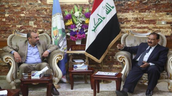 الياسري يلتقي رئيس واعضاء مجلس المحافظة