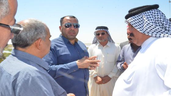 النائب الاول ” يوجه دائرة الابار الارتوازية بغلق الابار الارتوازيه في منطقة بحر النجف.