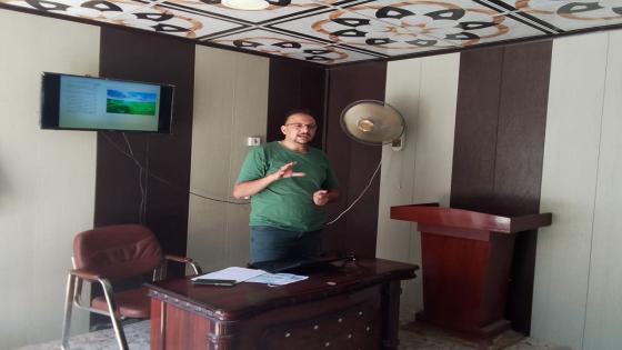 الشركة العامة للتجهيزات الزراعية تنظم ورشة بعنوان (استخدام الطائرات المسيرة في مكافحة آفات المحاصيل والعمليات الزراعية)