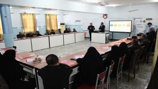 تربية النجف الاشرف تقيم ورشة عمل بالتعاون مع منظمة اليونسيف تحت عنوان (تعلم وأبدأ من جديد)