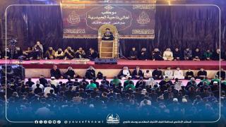 محافظ النجف الاشرف يتشرف بحضور مجلس عزاء أهالي ناحية الحيدرية