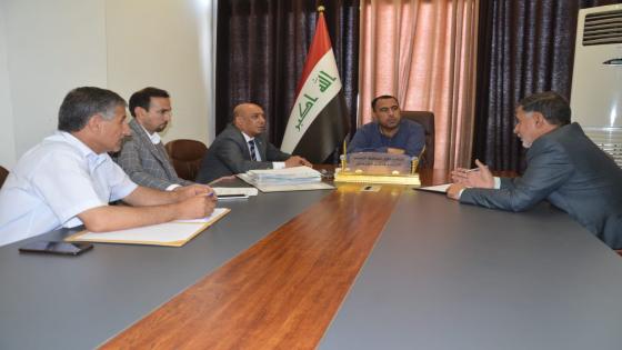 الكرعاوي ” يؤكد على تطبيق قانون مجلس المحافظة والمتضمن تخصيص مبالغ مالية للأمراض المستعصية وصيانة الطرق .