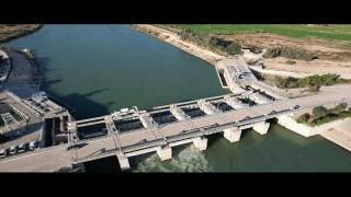 زيارة معالي وزير الموارد المائية لمنظمومة سدتي الكوفة والعباسية في النجف الاشرف