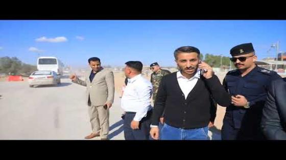 محافظ النجف الاشرف المهندس يوسف گناوي يبدأ مهام عمله في متابعة مشاريع المحافظة.