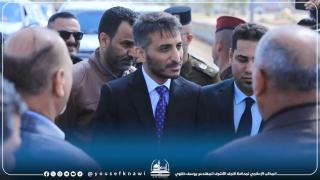 محافظ النجف الاشرف المهندس يوسف كناوي يفتتح المرحلة الأولى من طريق آلبو حداري