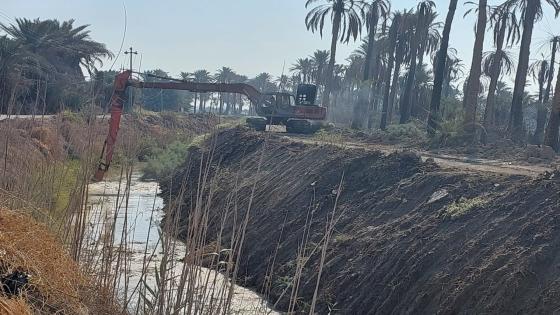 مديرية صيانة مشاريع ري وبزل النجف الأشرف تواصل أعمال التطهيرات للجداول والمبازل في المحافظة