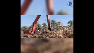 الموارد المائية في النجف الأشرف تواصل اعمال التطهيرات لمبزل الكوفة الشمالي في المحافظة.