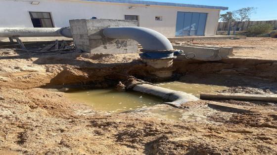 مديرية ماء النجف الأشرف: إنجاز أعمال ربط أحد الخطوط الرئيسية في مشروع ماء النجف المركزي