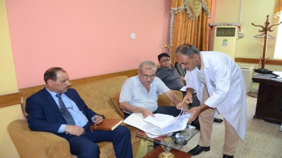 فريق مشترك من منظمة الهجرة الدولية والمركز الوطني للامراض الصدرية يزور مركز التدرن في النجف الاشرف