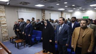 الإعلام والإتصال الحكومي في ديوان محافظة النجف الاشرف يواكب افتتاح صف لمحو الامية في مستشفى الحكيم العام