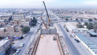 الإعلام والإتصال الحكومي يواكب مجريات العمل في مجسر تقاطع المجمعات ضمن مشروع تأهيل المدخل الشمالي