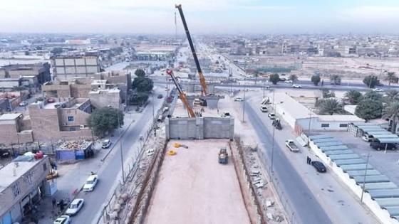 الإعلام والإتصال الحكومي يواكب مجريات العمل في مجسر تقاطع المجمعات ضمن مشروع تأهيل المدخل الشمالي